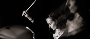 UK female percussionist Joëlle Barker