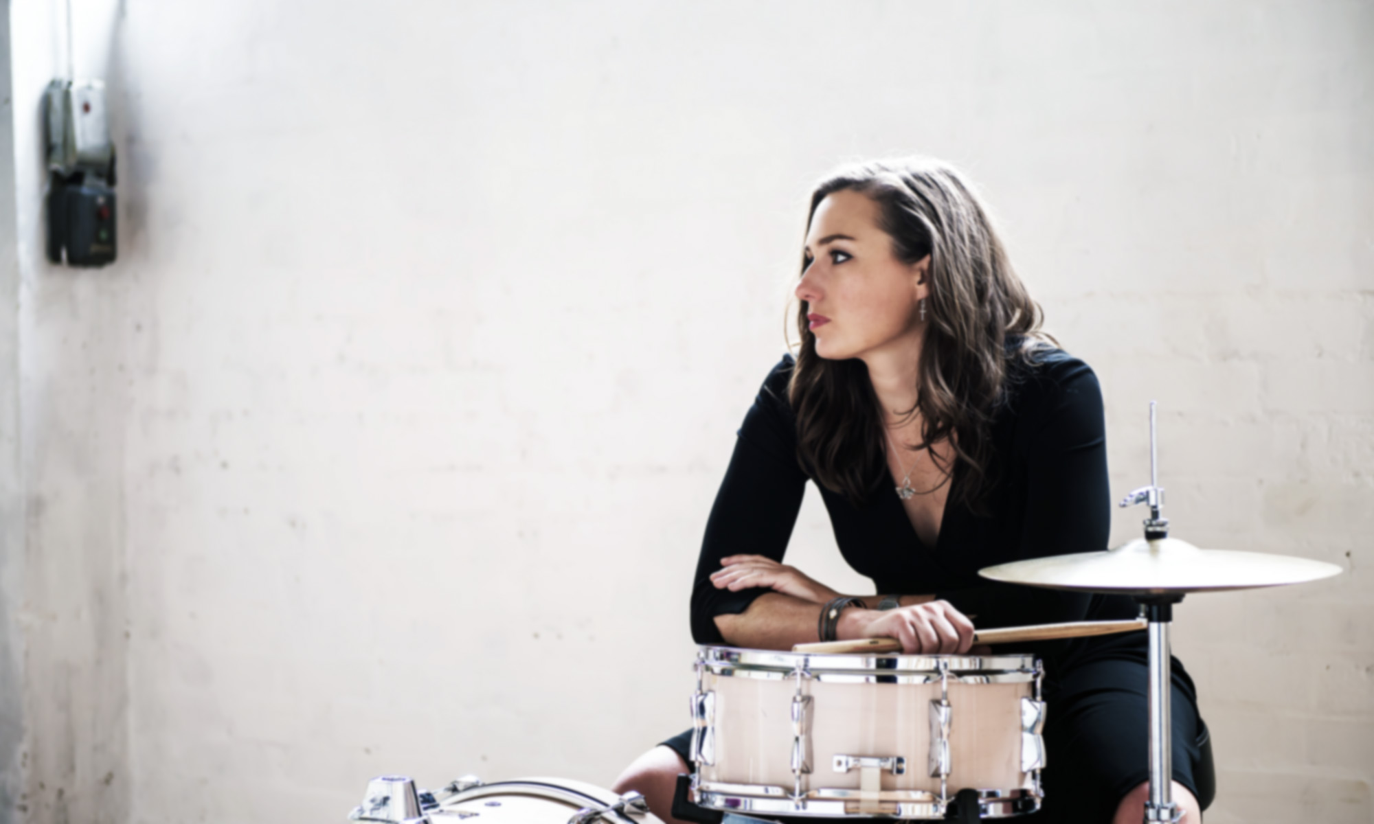 UK female percussionist Joëlle Barker